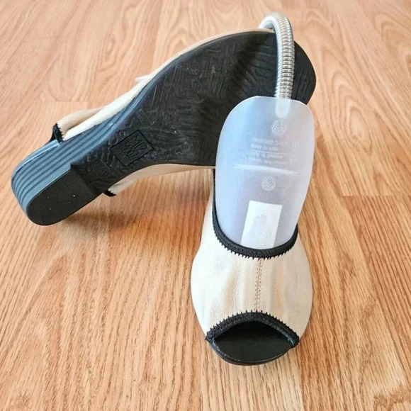 Miz Mooz Dory Leather Slingback Platform Wedge Open Toe Tan Sandal Shoes Size 9. - Picture 12 of 14